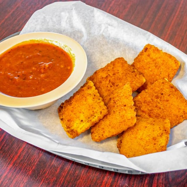 Fried Mozzarella Sticks.