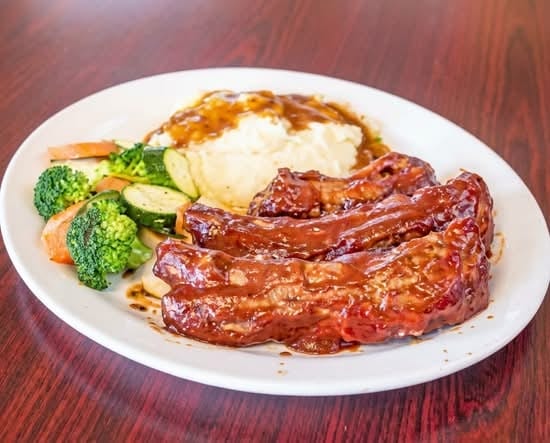 BBQ Pork Ribs.